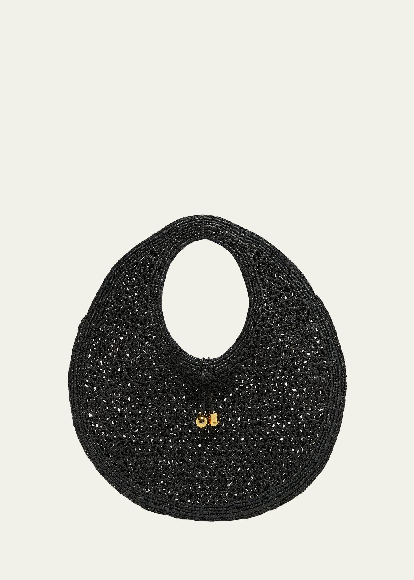 le rond raffia tote bag