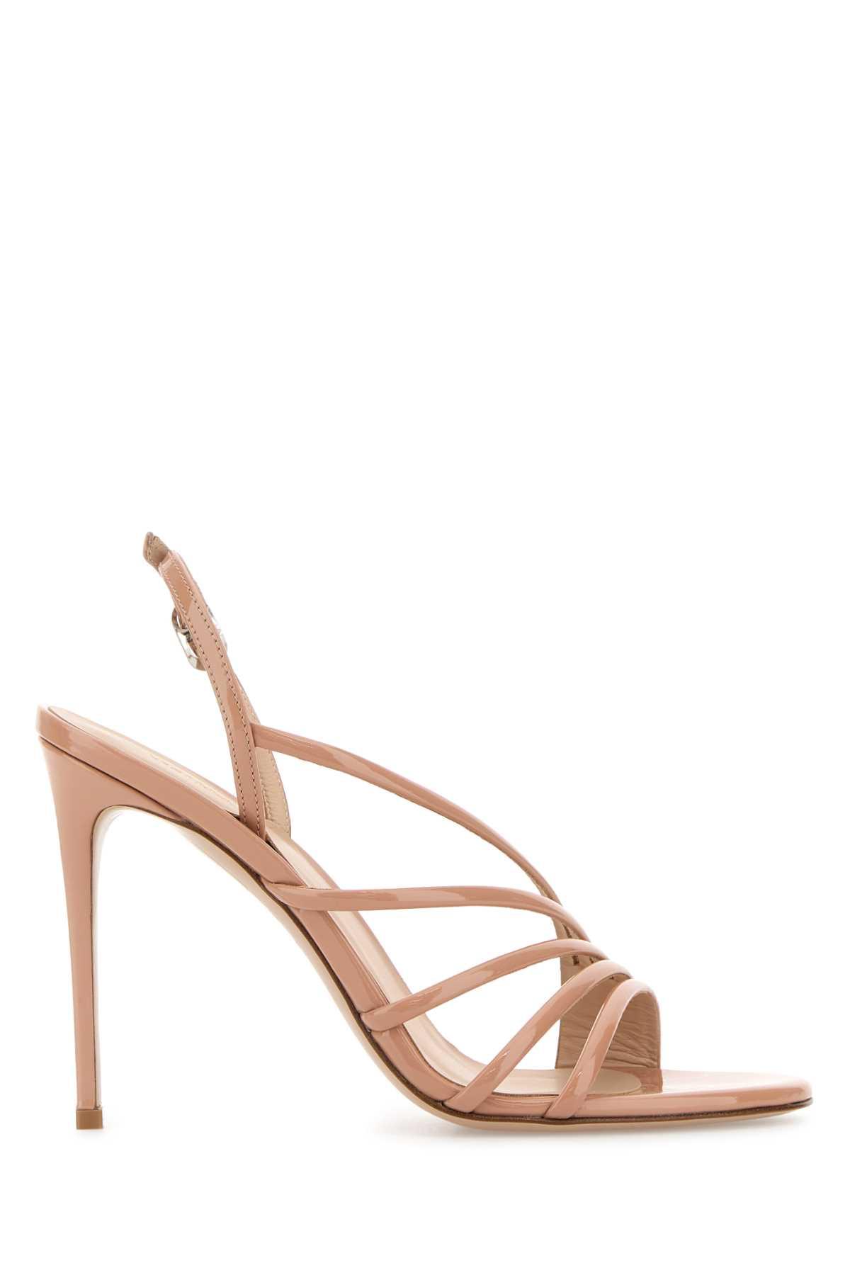 le silla skin pink leather scarlet sandals