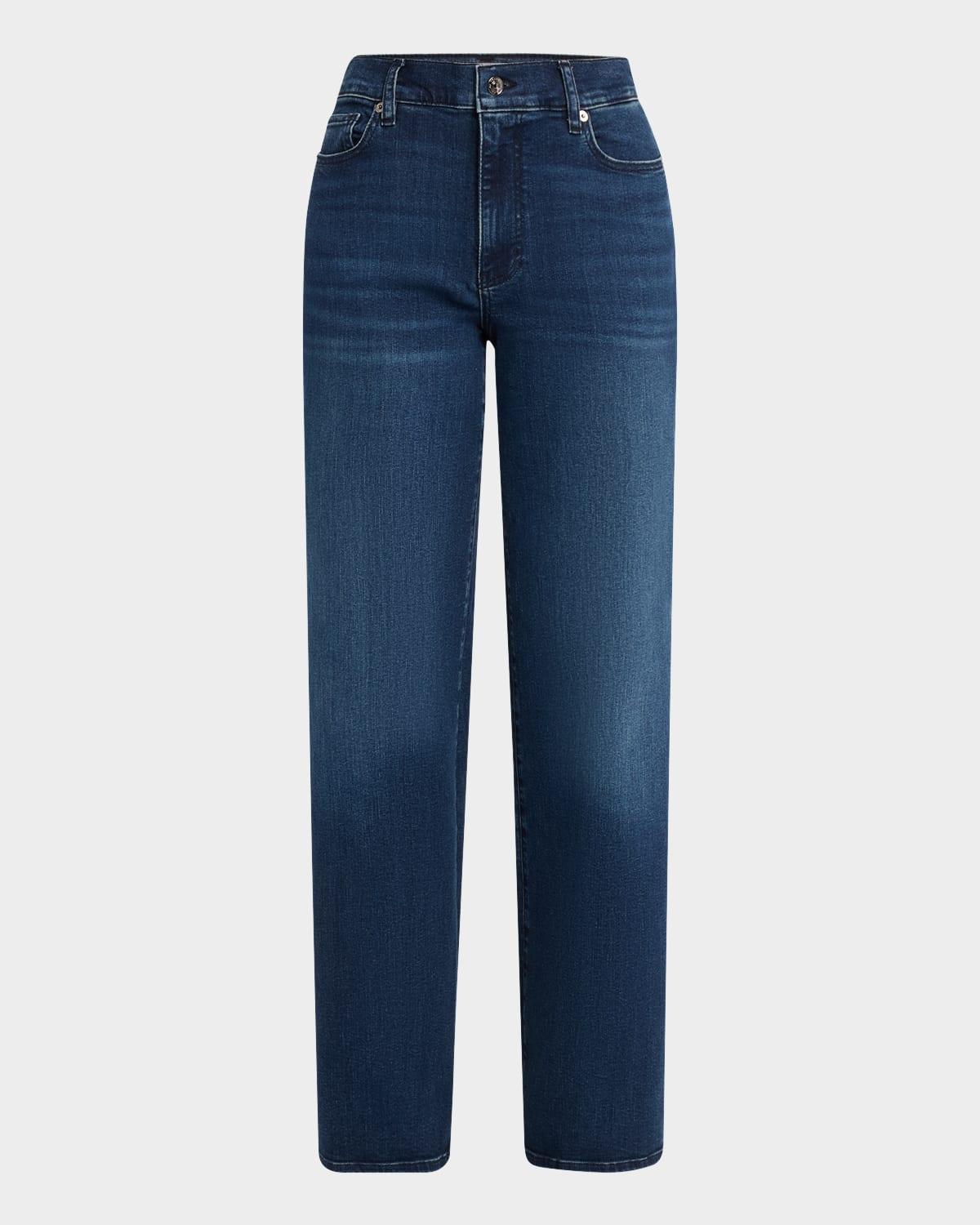 le slim palazzo long jeans