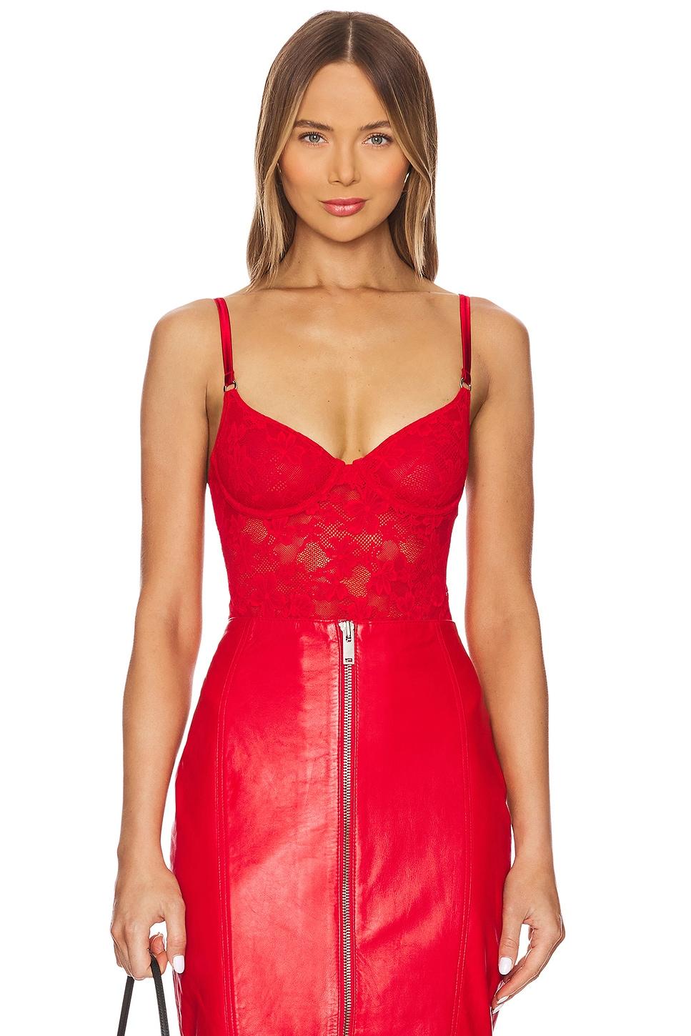 le stretch lace bodysuit