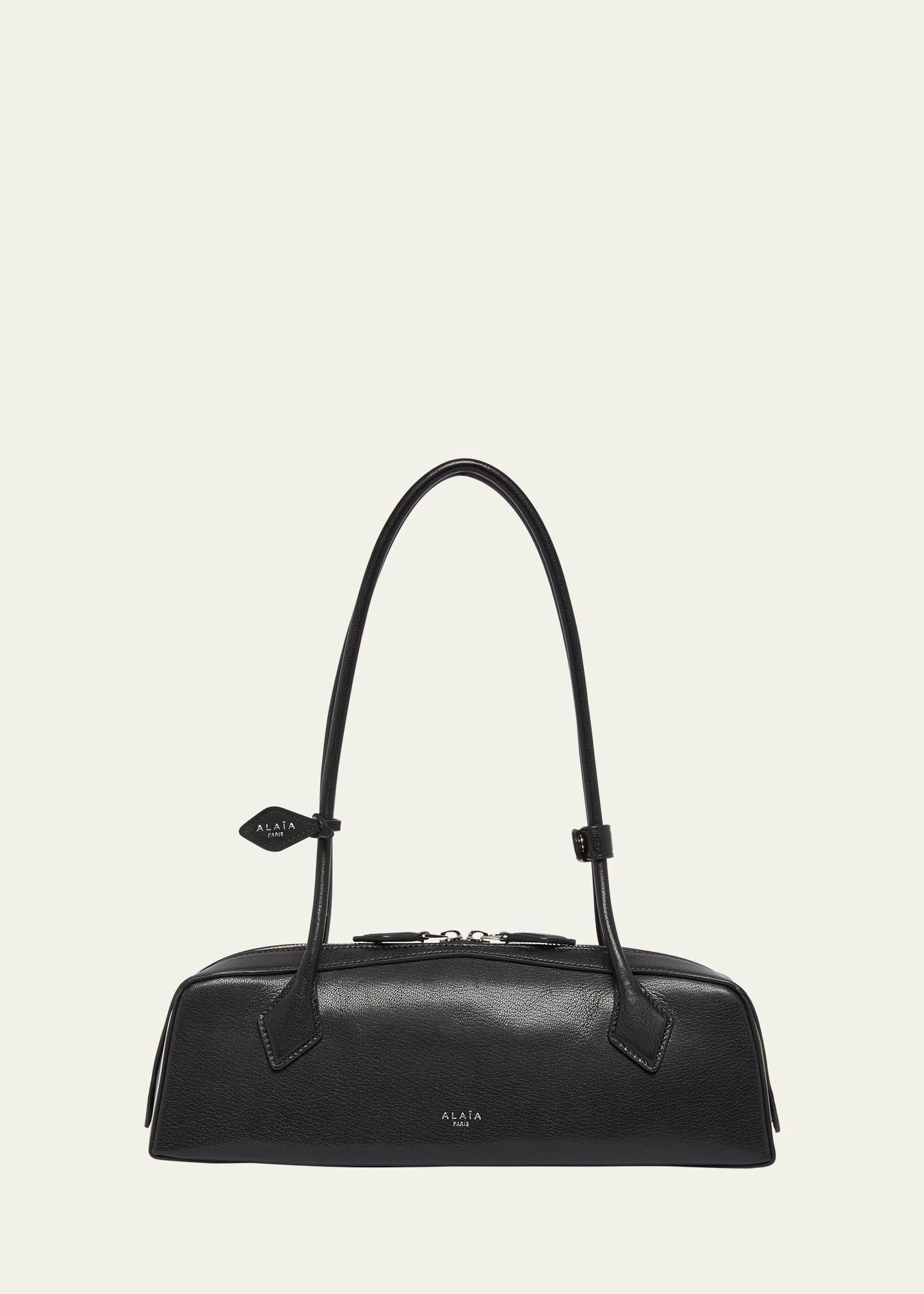 le teckel medium shoulder bag in goatskin