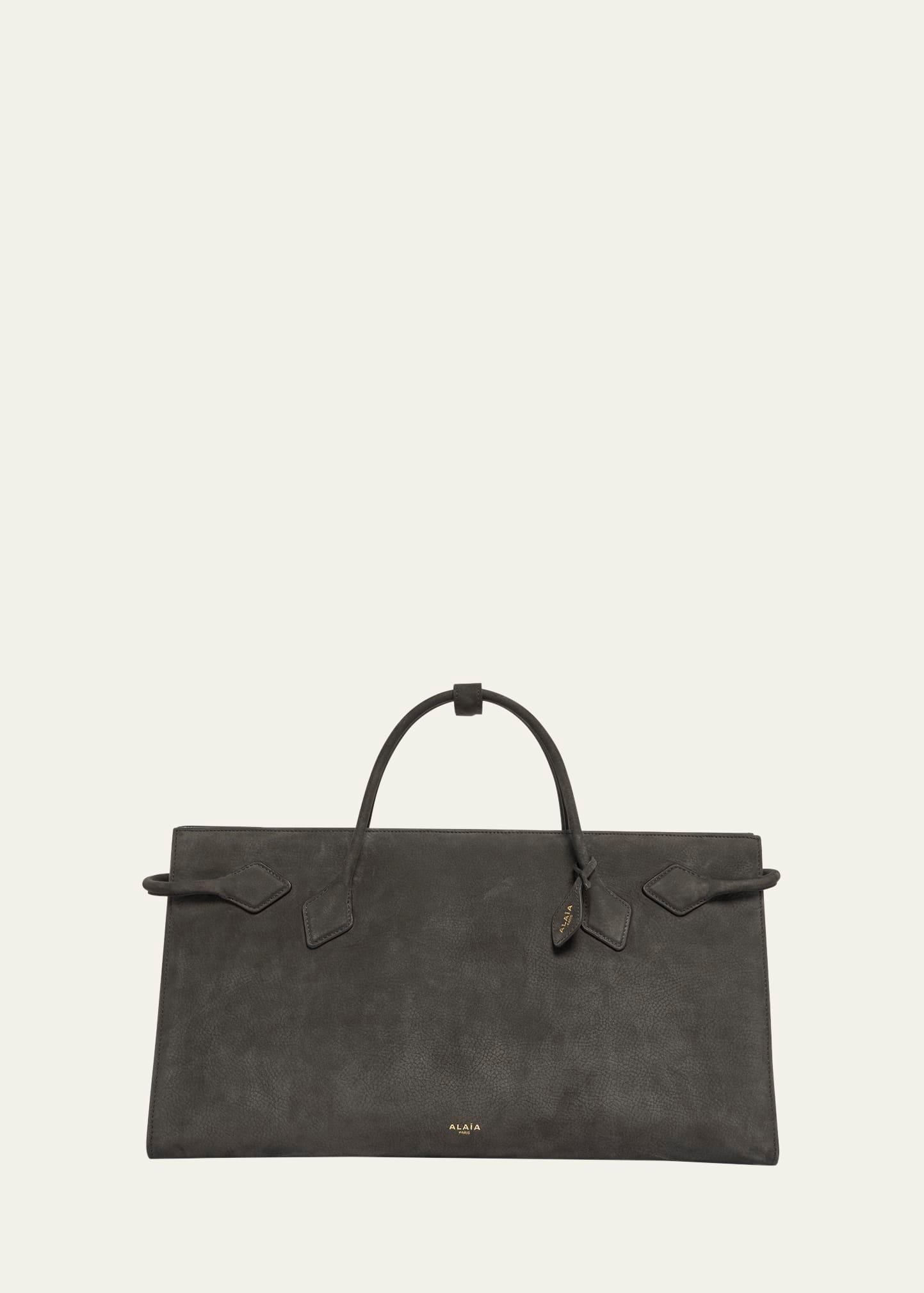 le teckel suede tote bag