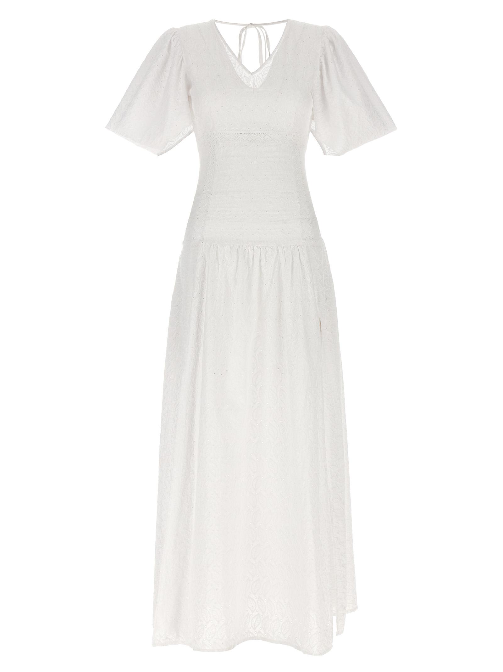le twins rosellina dress white cotton - women