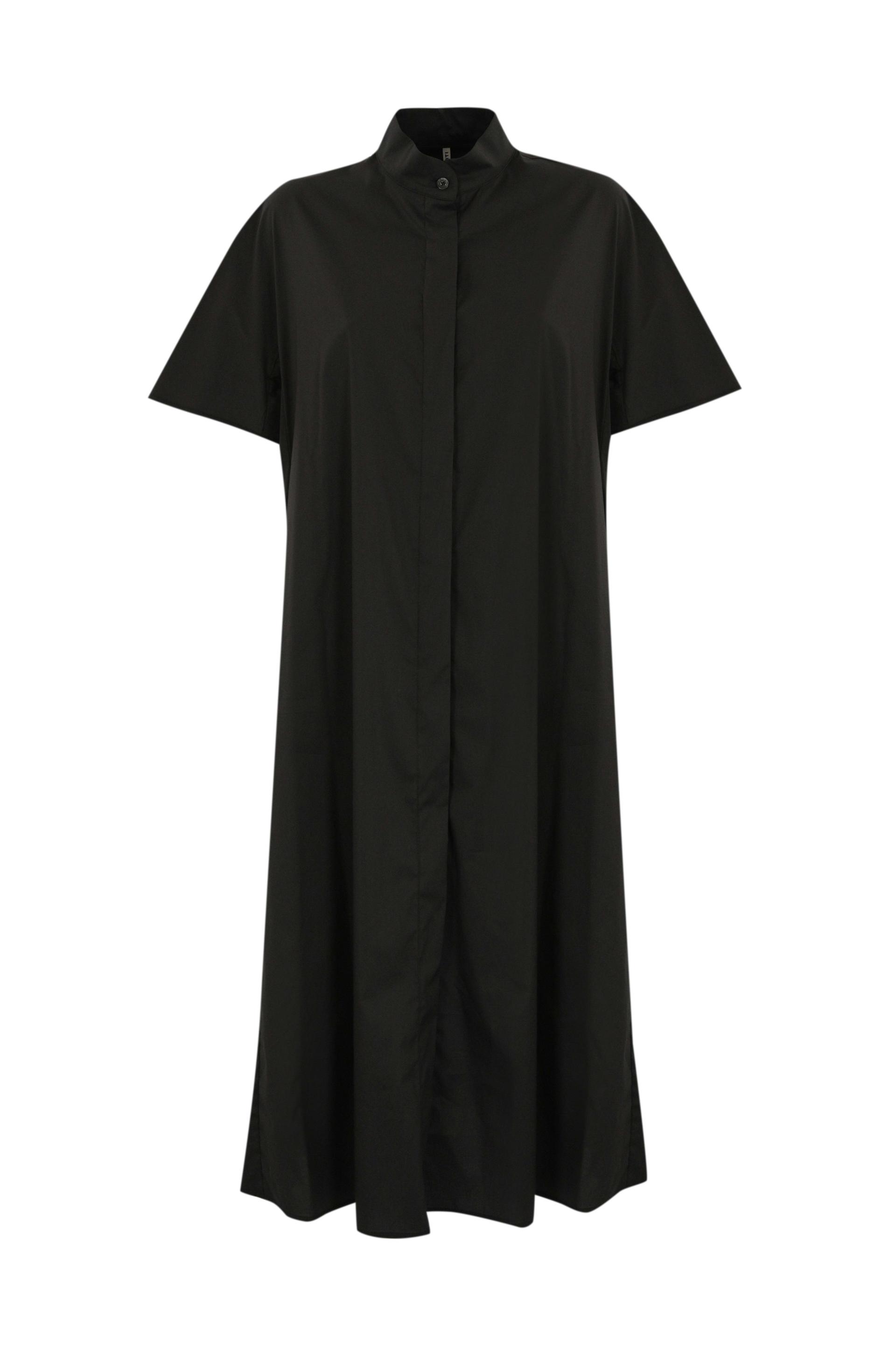 lea dress in stretch poplin