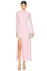 lea mesh midi dress