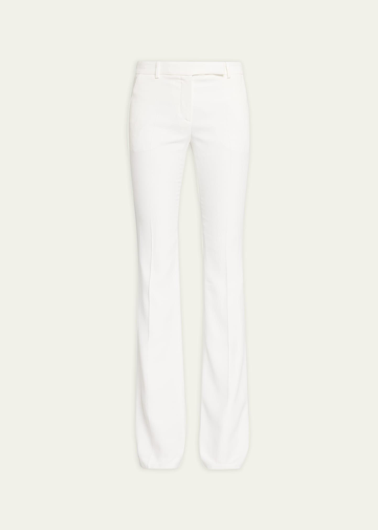 leaf crepe classic suiting pants