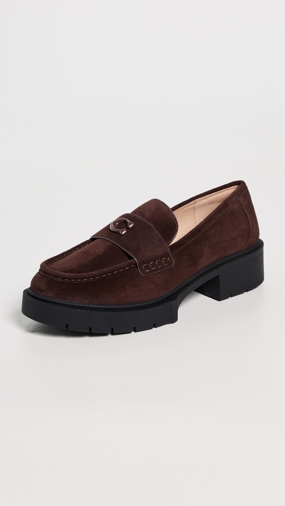leah suede loafers