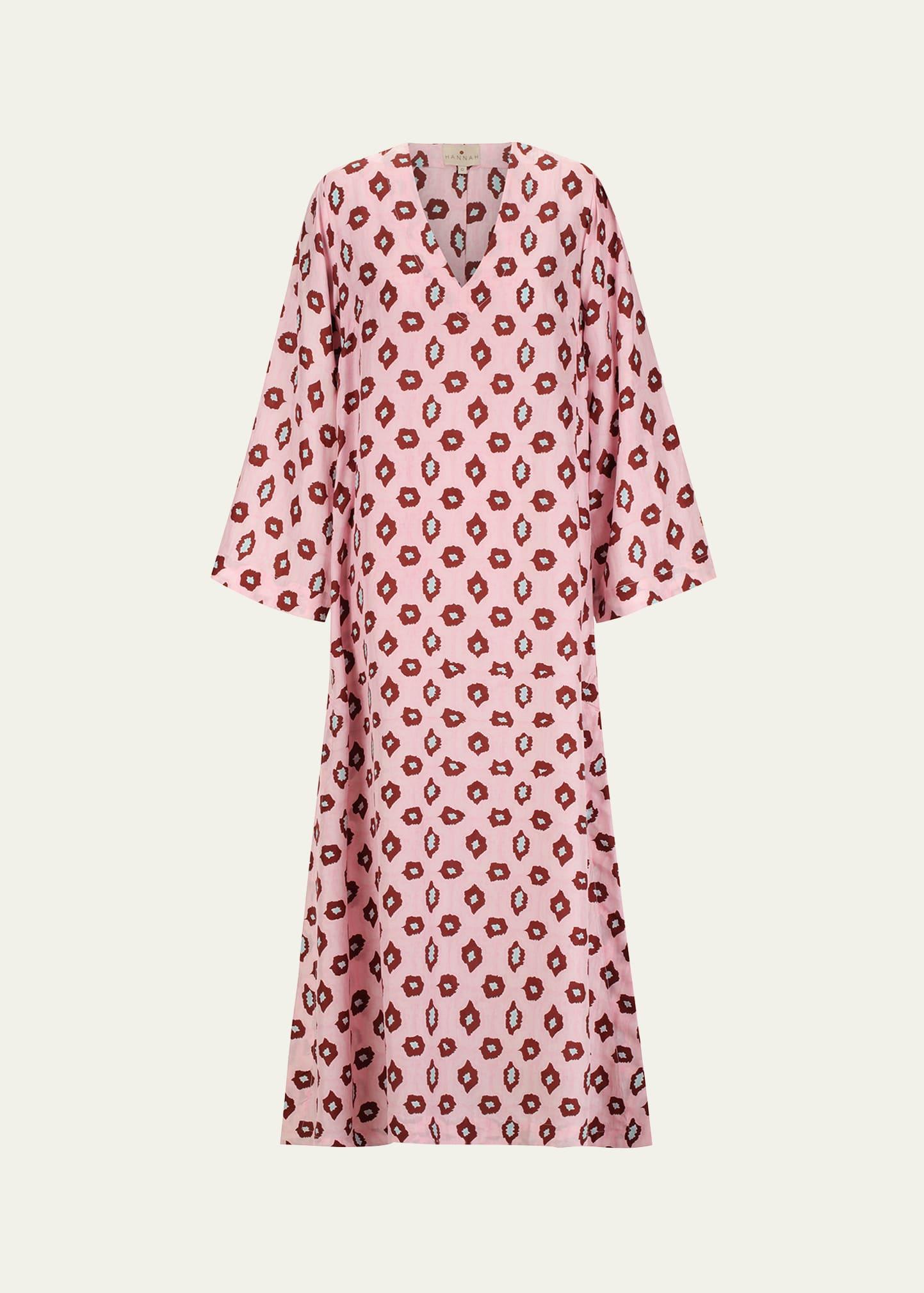 leandra ripple lotus maxi dress