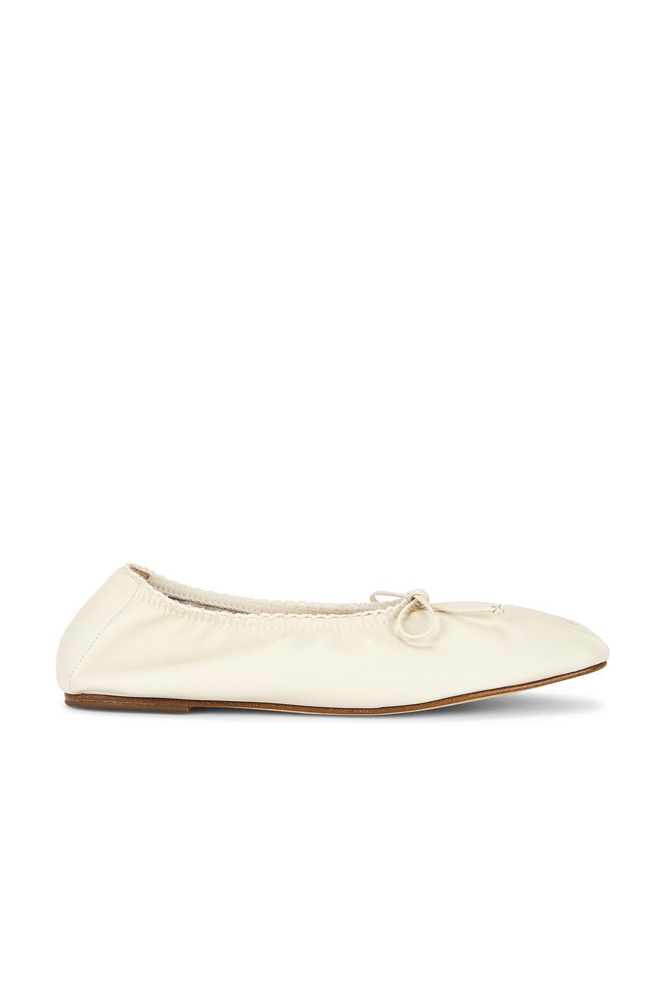 leather ballet flat