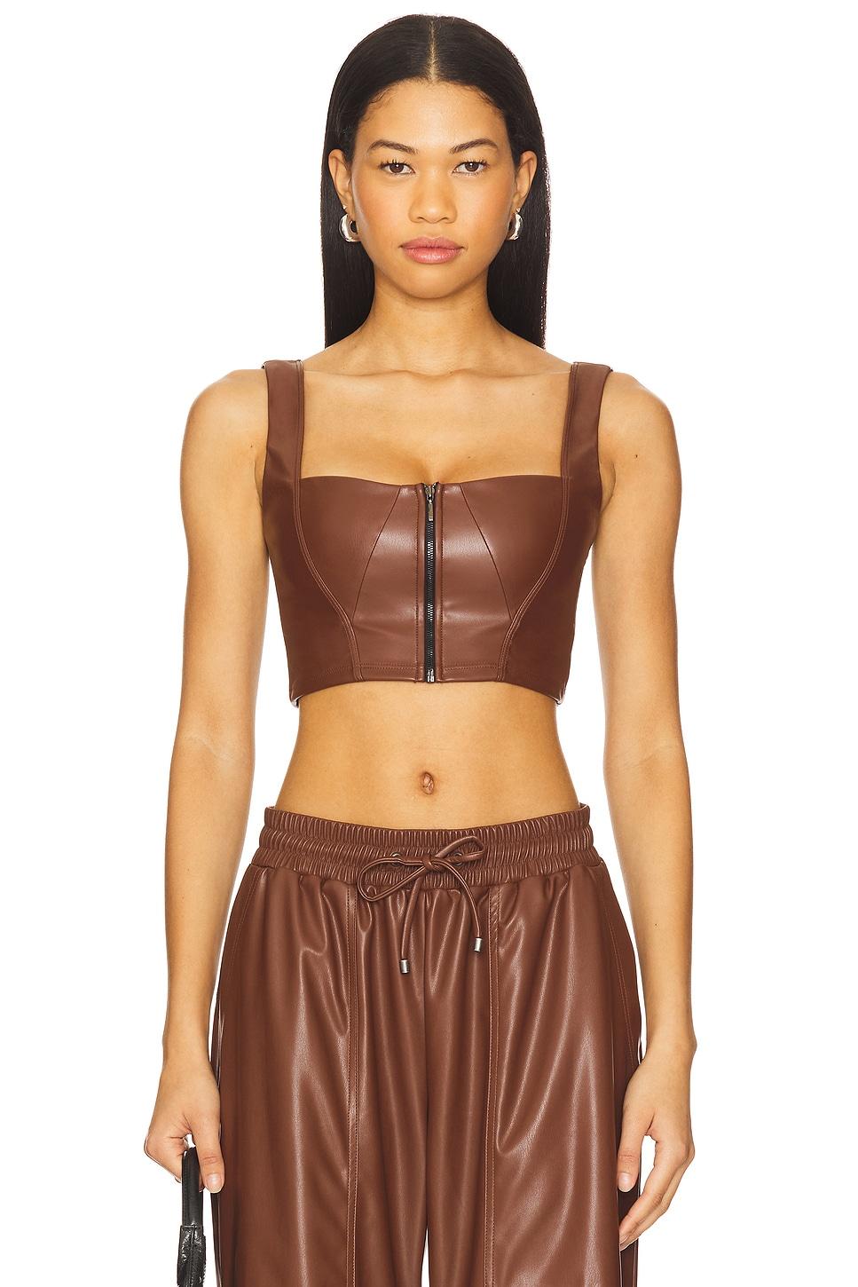 leather bustier