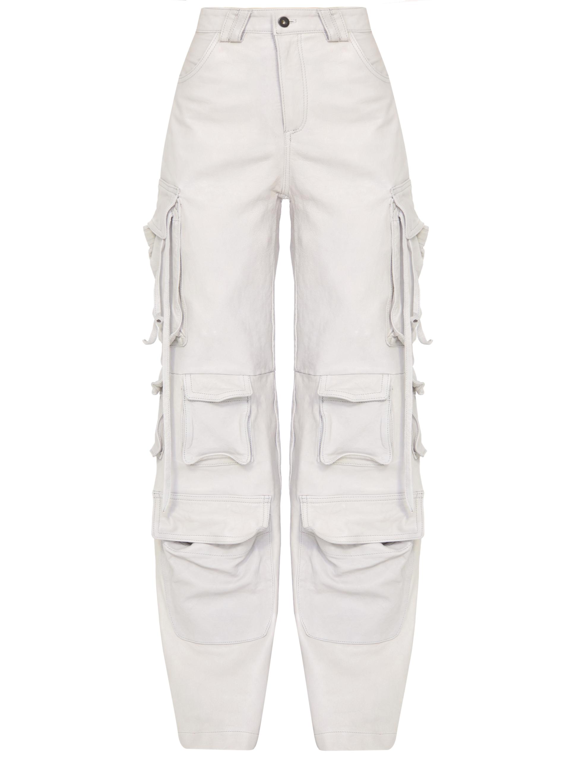 leather cargo pants