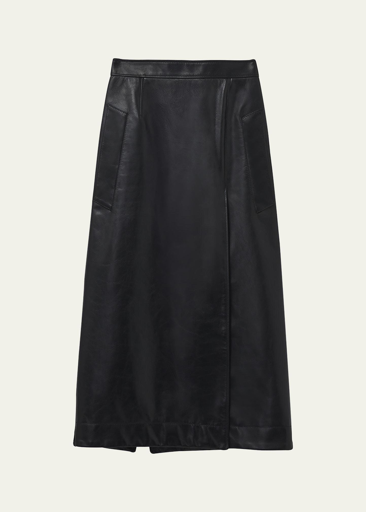 leather pencil skirt