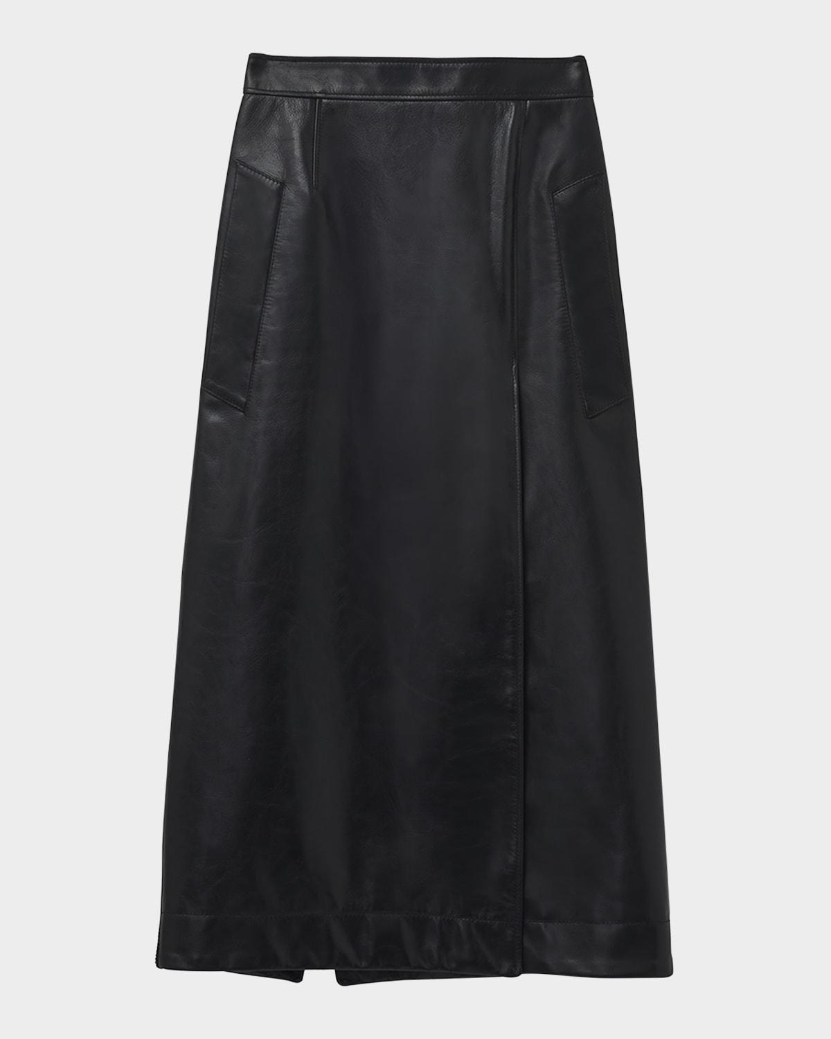 leather pencil skirt