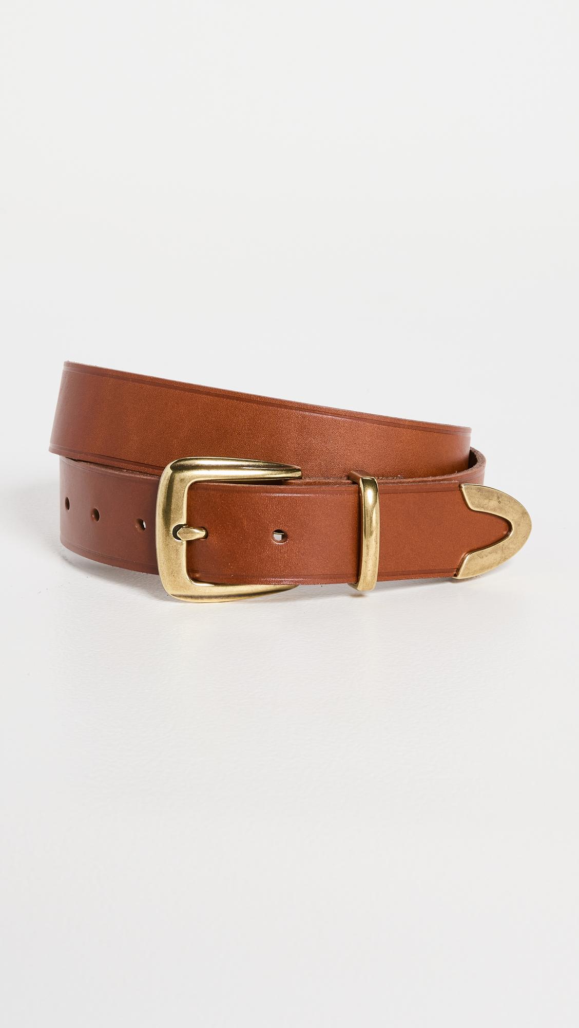 leather western belt