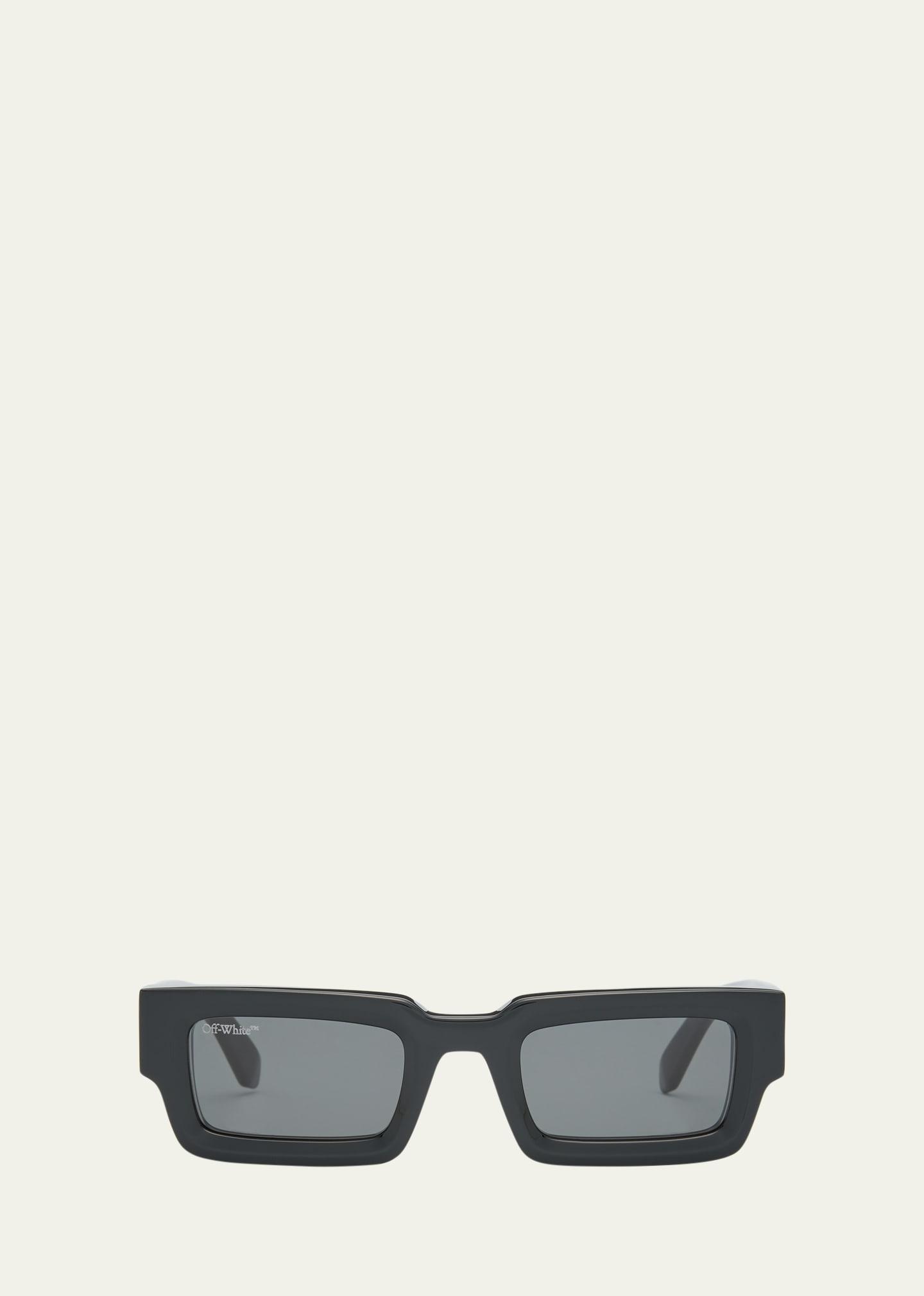 lecce acetate rectangle sunglasses