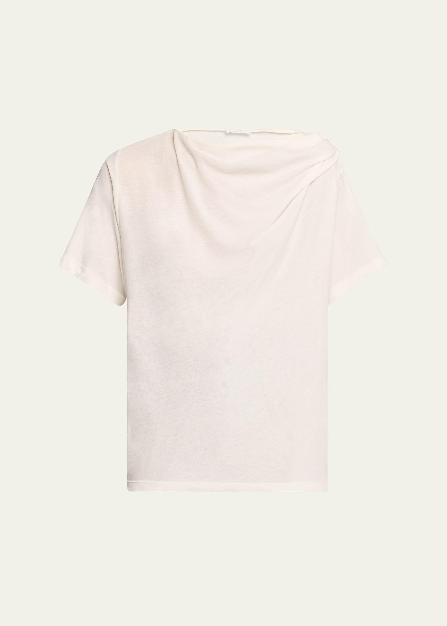 lee draped short-sleeve tee