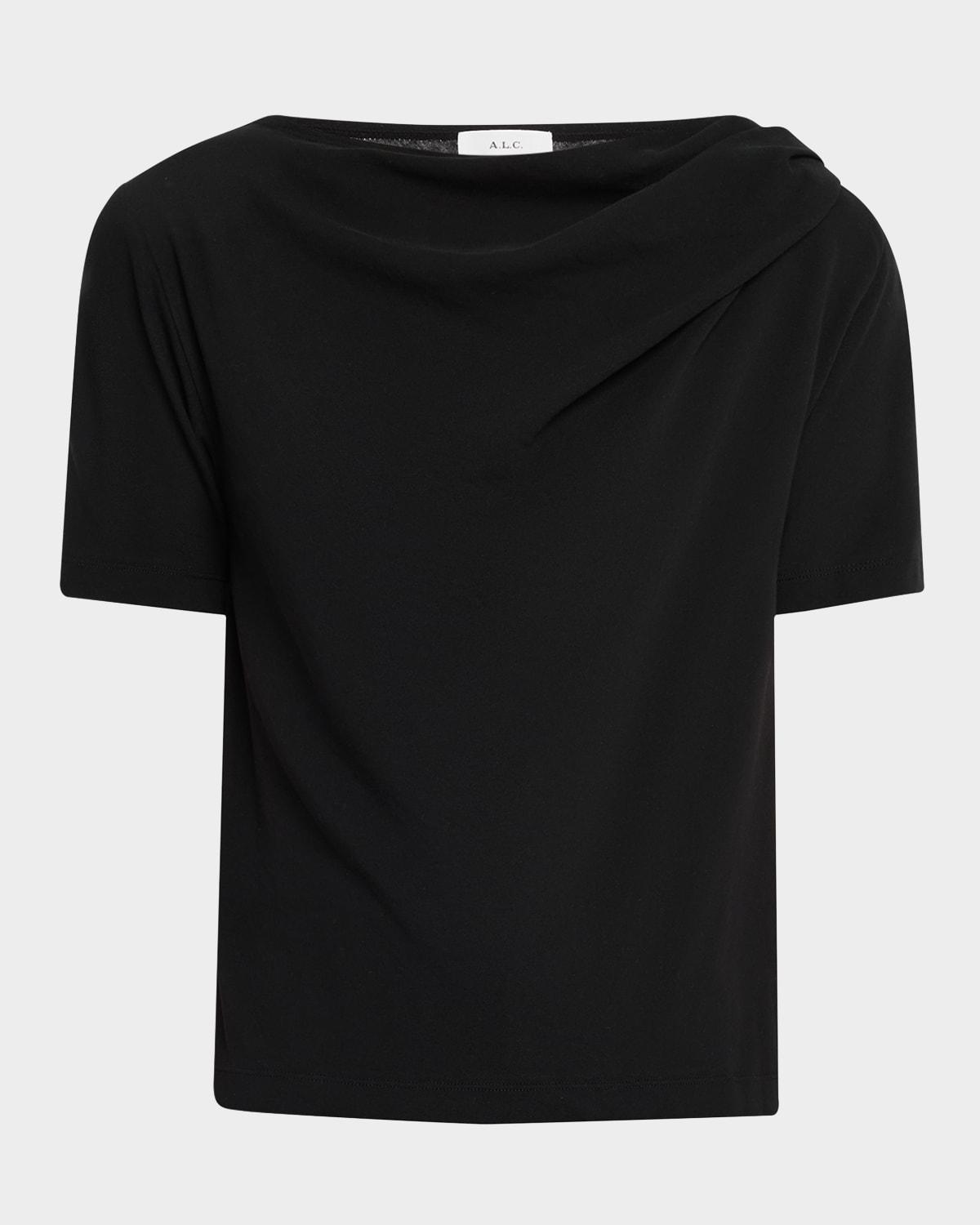 lee draped short-sleeve tee