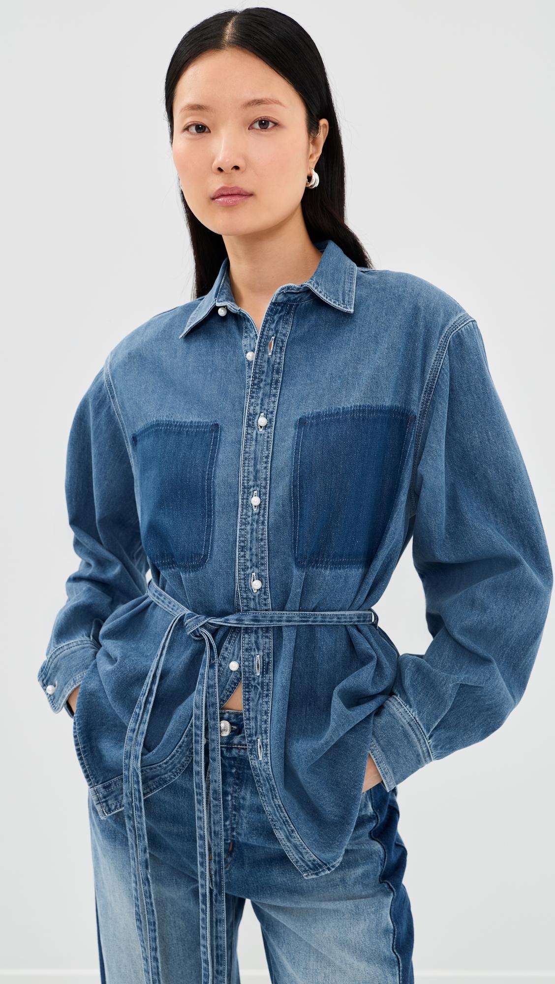 lee men's denim shirt
