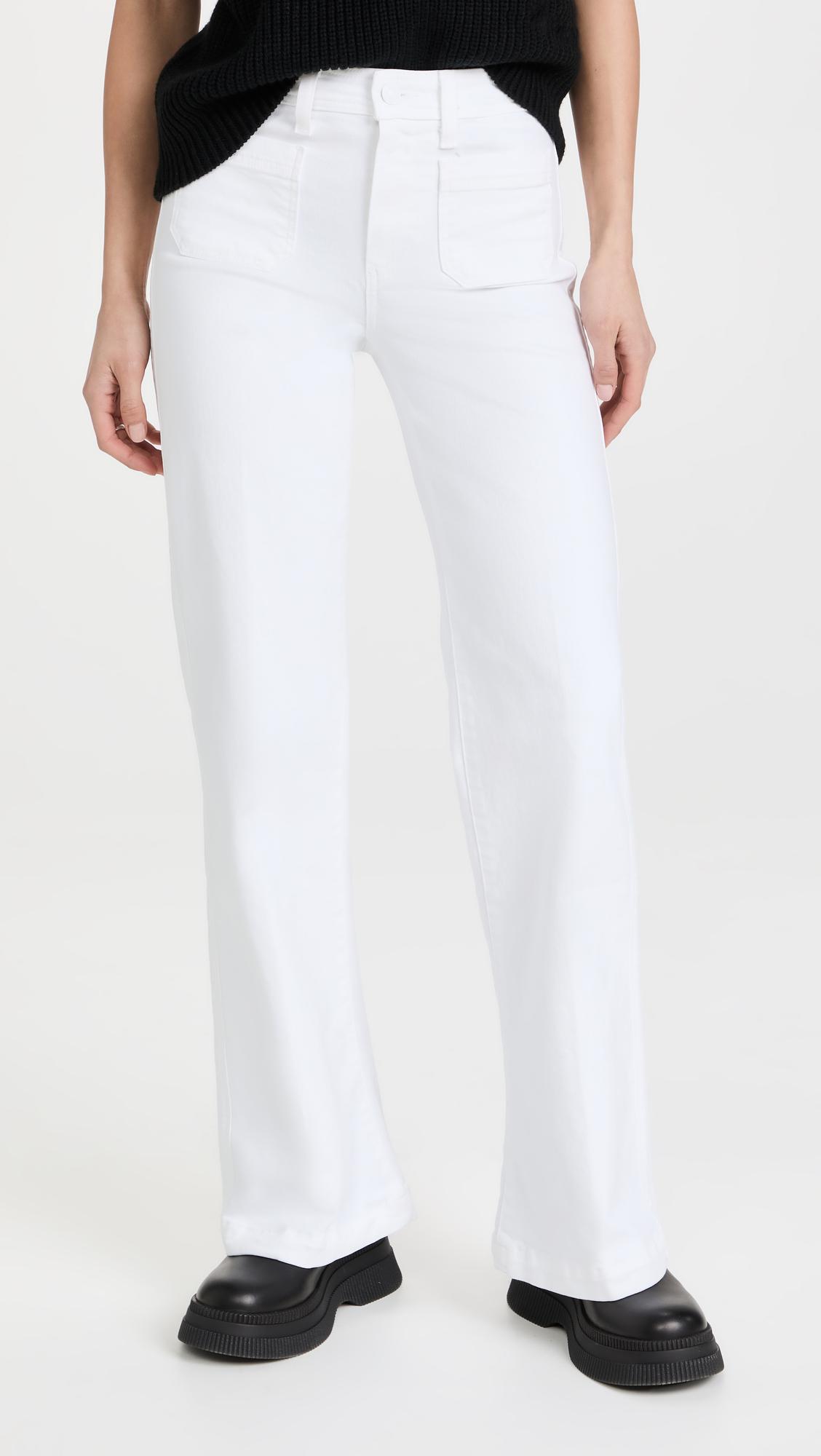 leenah crisp white pants