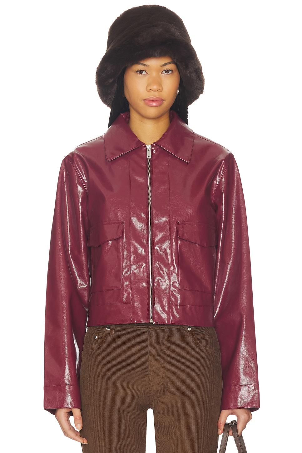leighton faux leather jacket
