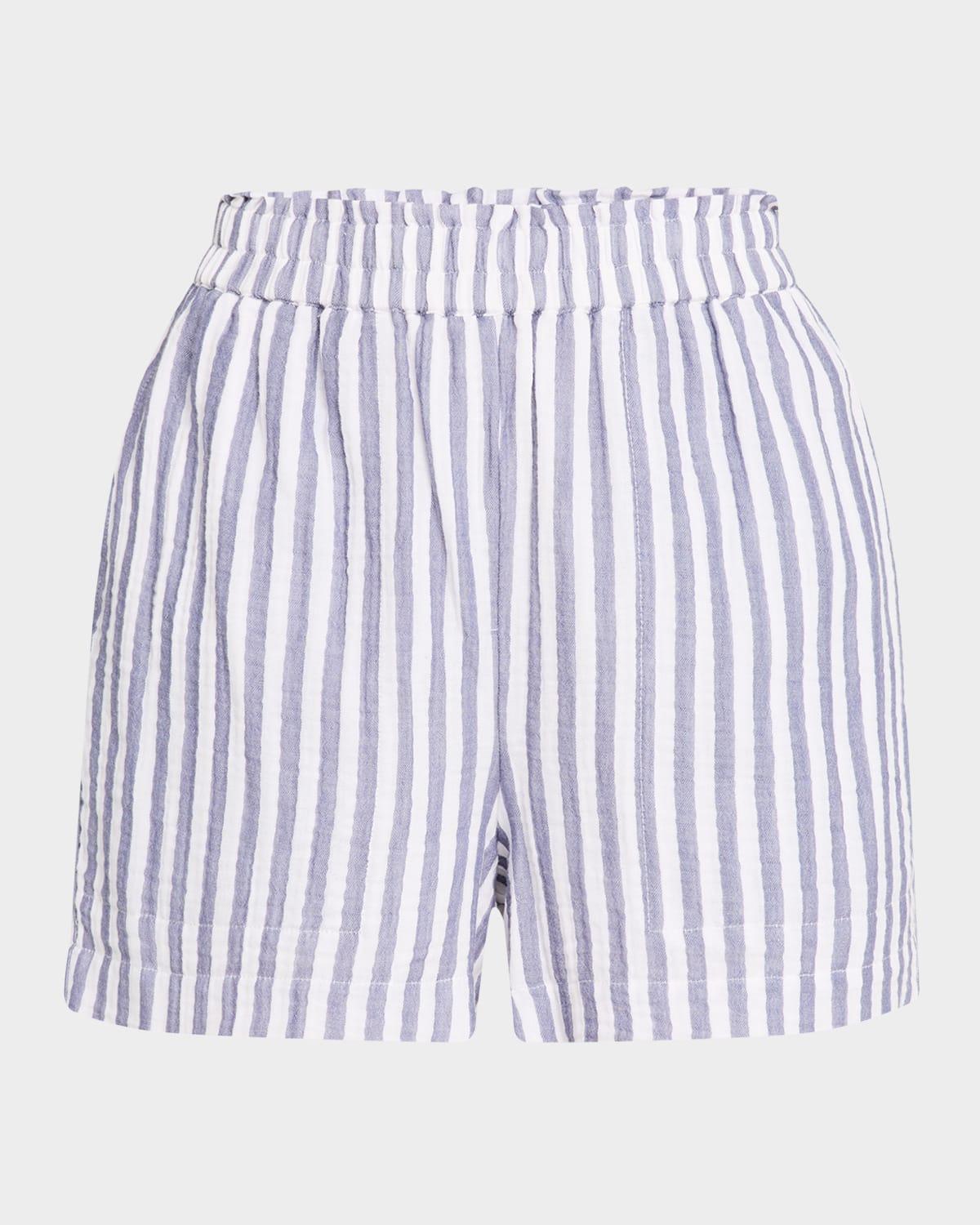 leighton striped shorts