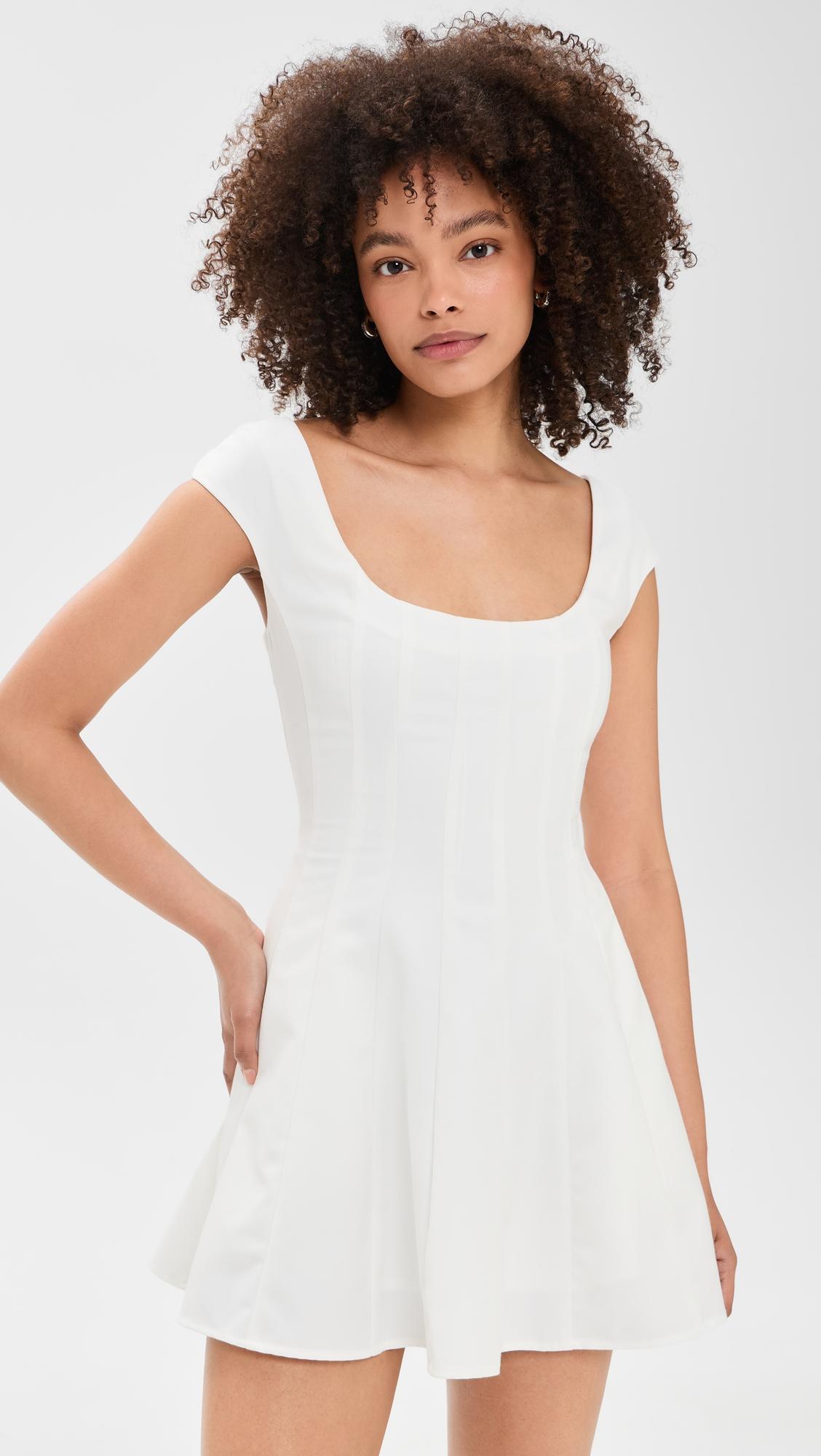 leila twill mini dress