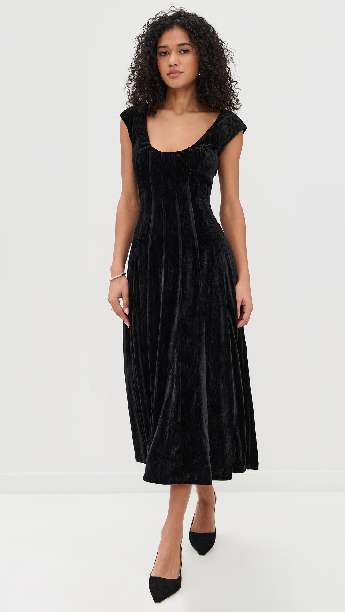 leila velvet dress
