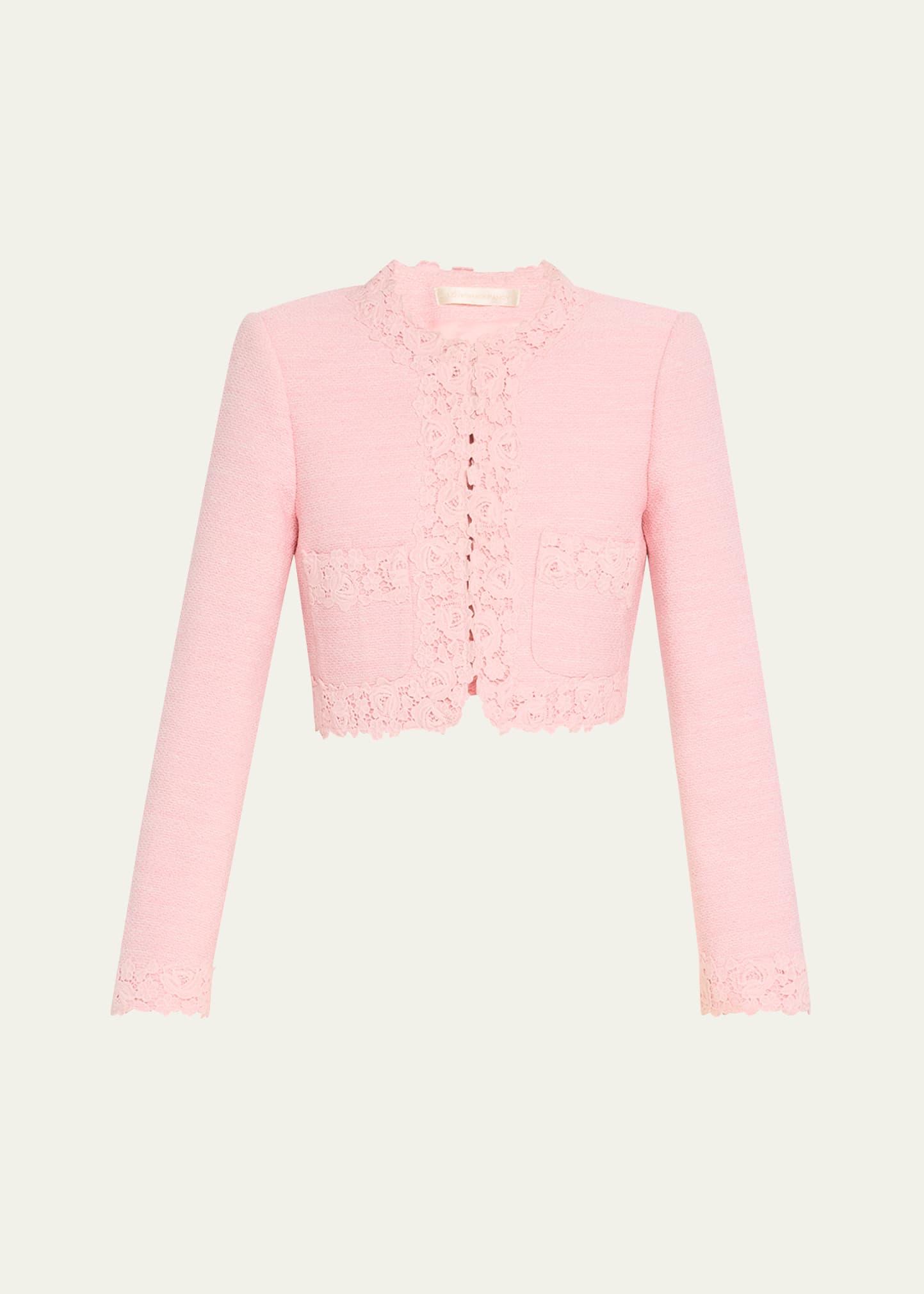 leilana lace-trim jacket