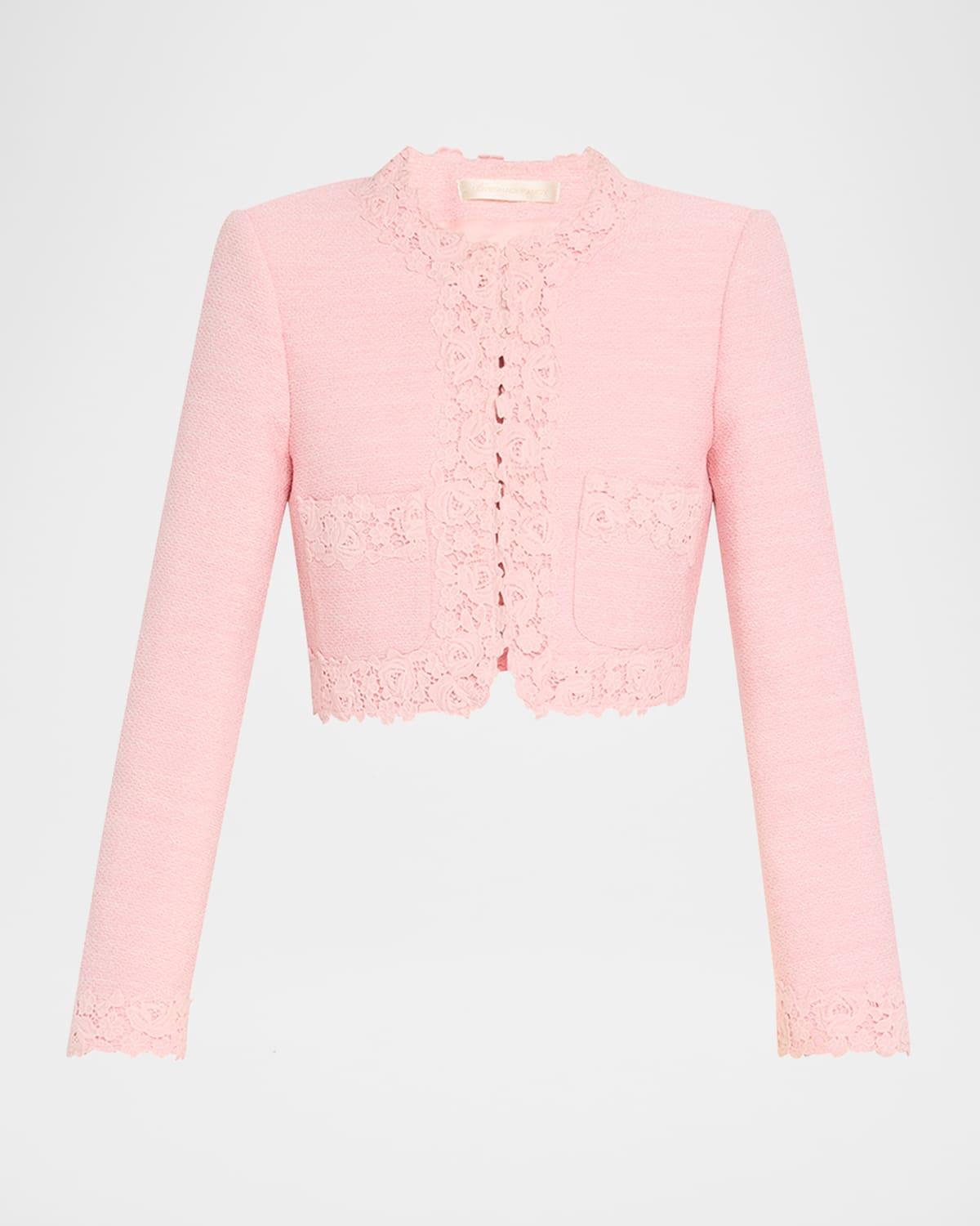 leilana lace-trim jacket