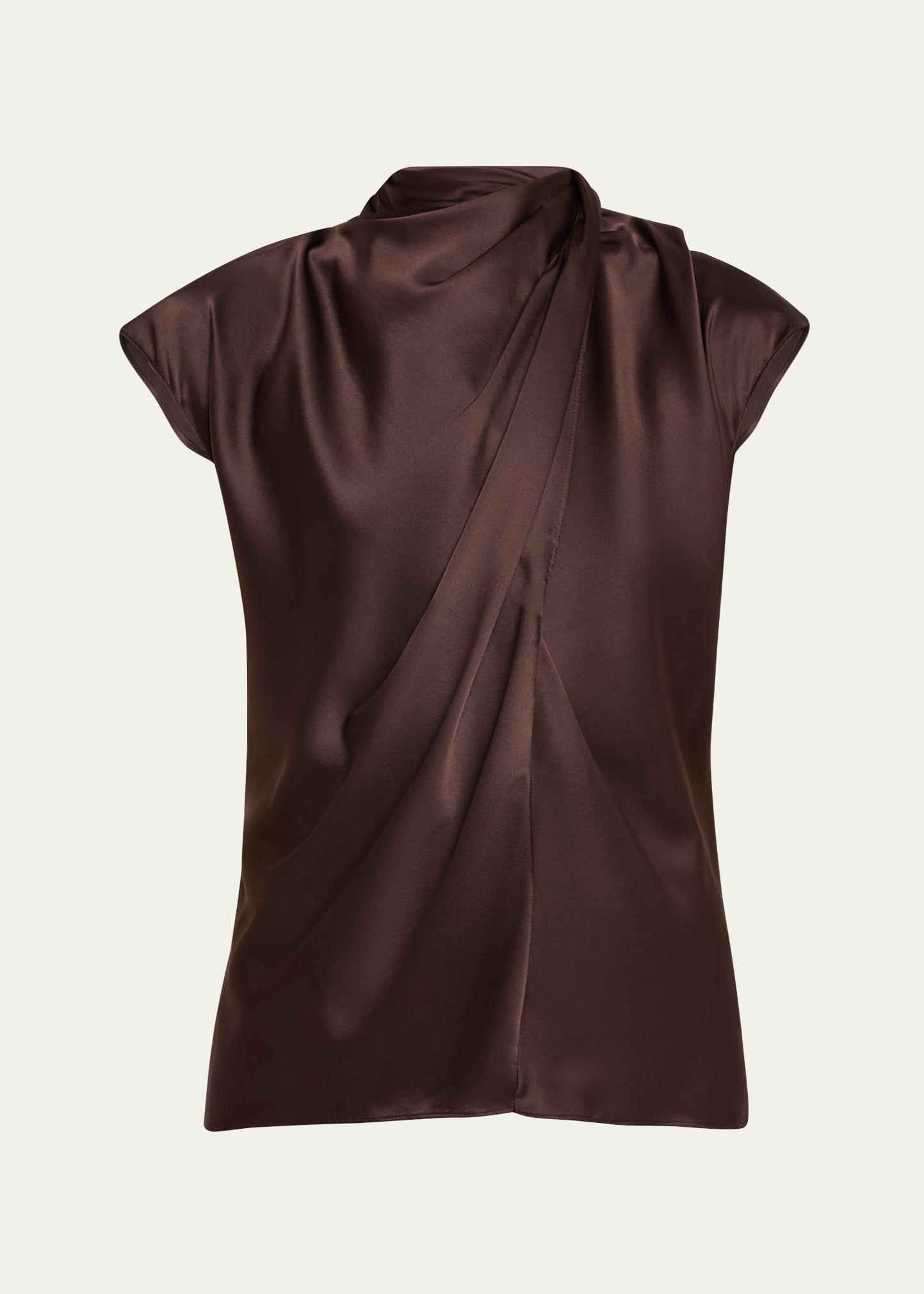 leilany draped tie-back top