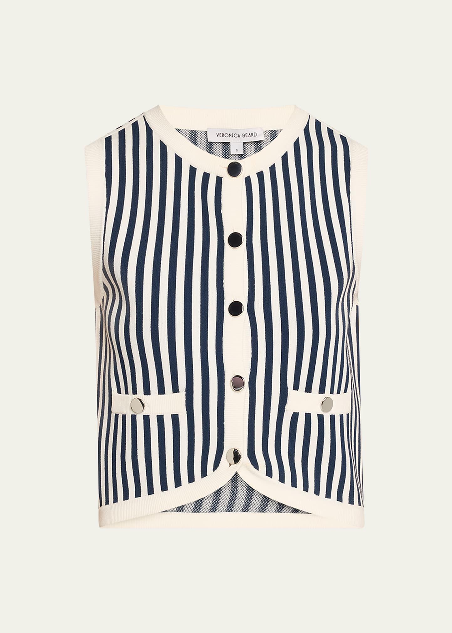 leland stripe vest