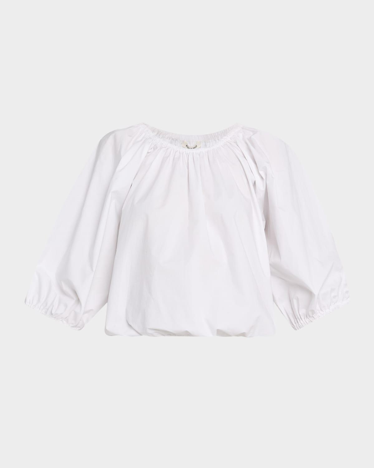 lelow blouson organic cotton blouse