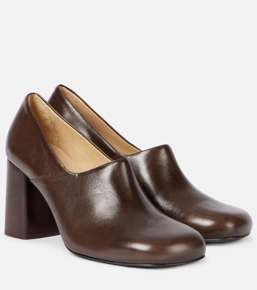 lemaire anatomic 80 leather pumps