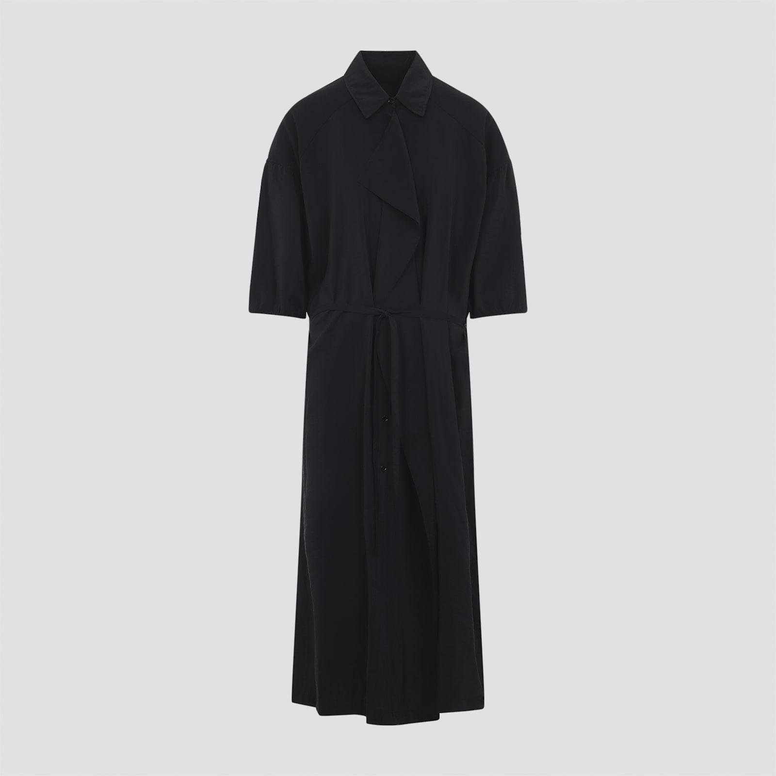 lemaire asymmetrical midi dress