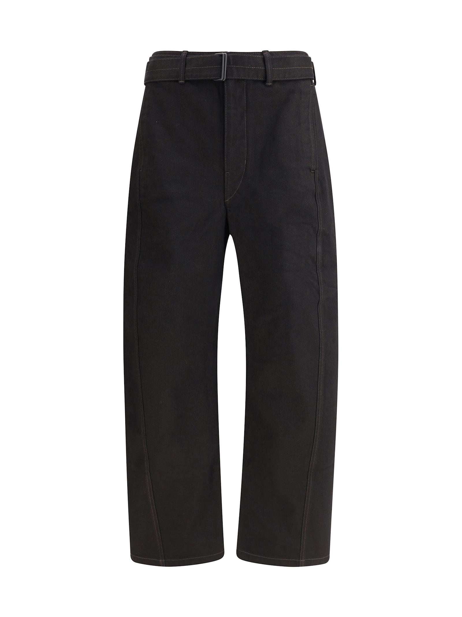 lemaire barrel pants