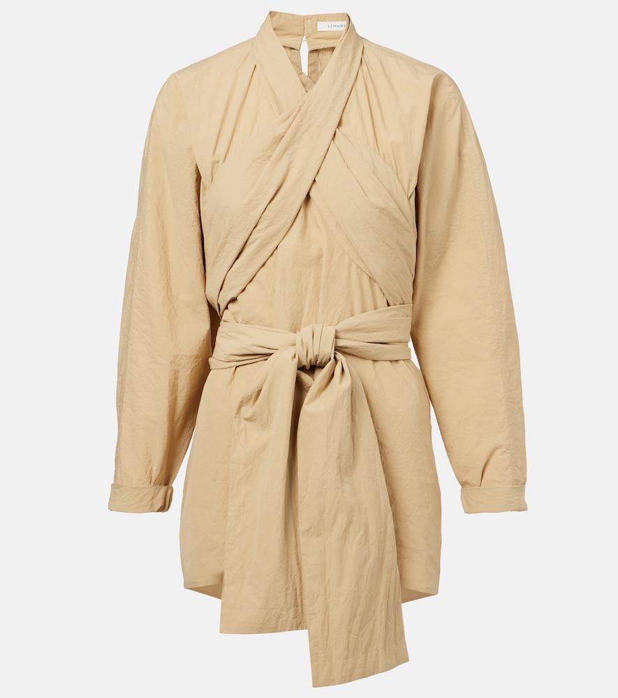 lemaire belted cotton top