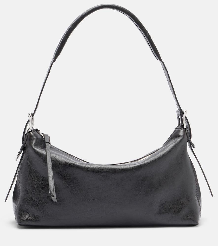 lemaire belted leather shoulder bag