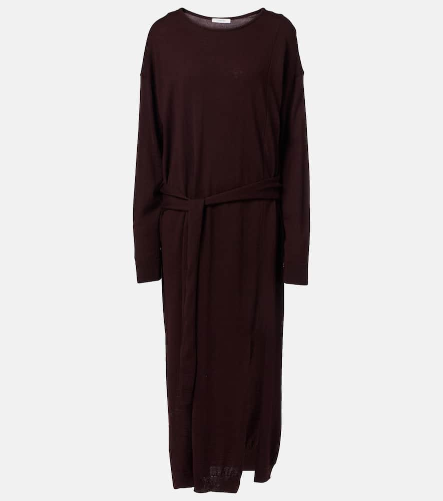 lemaire belted sweater dress