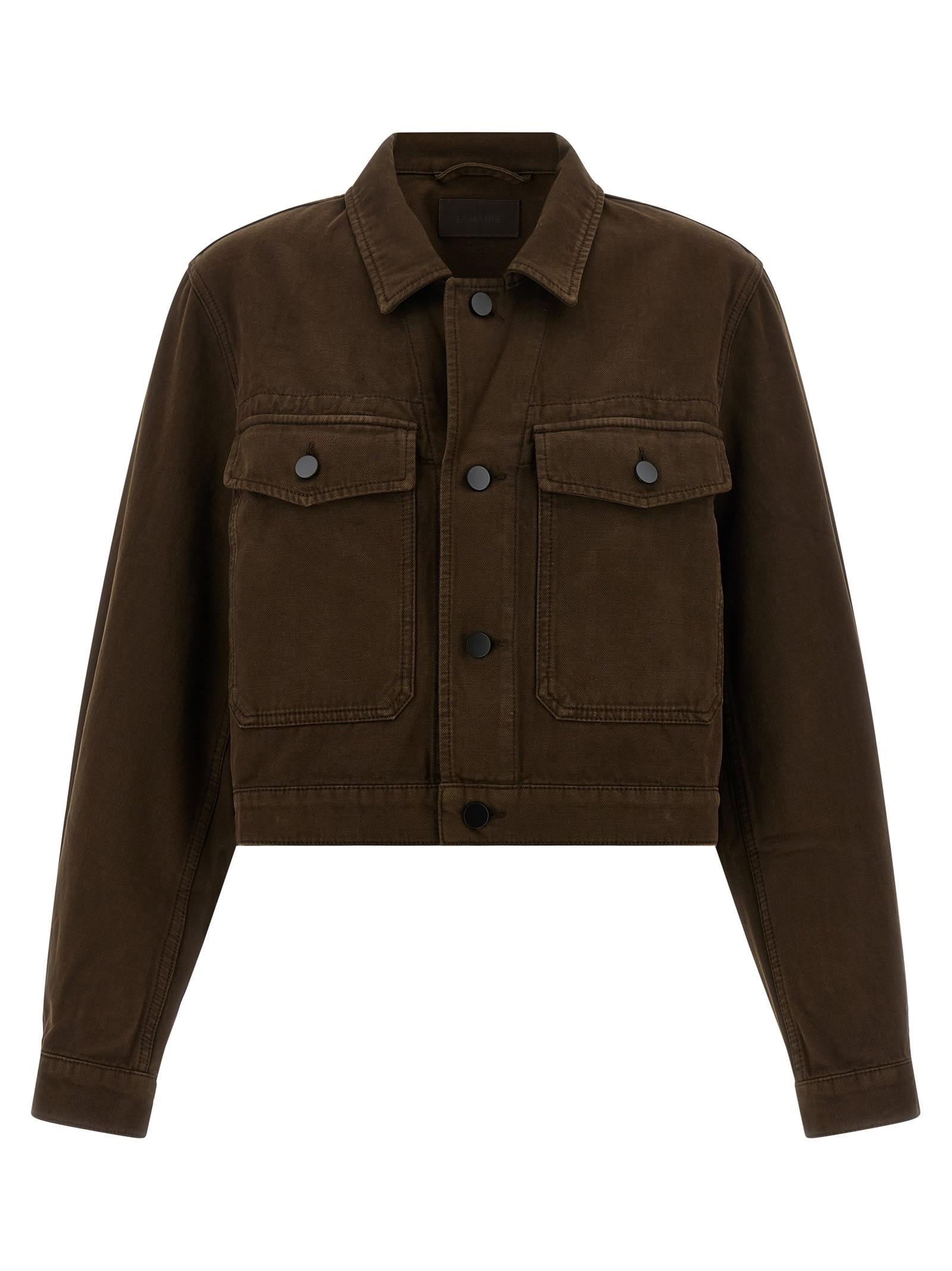 lemaire blouson crop