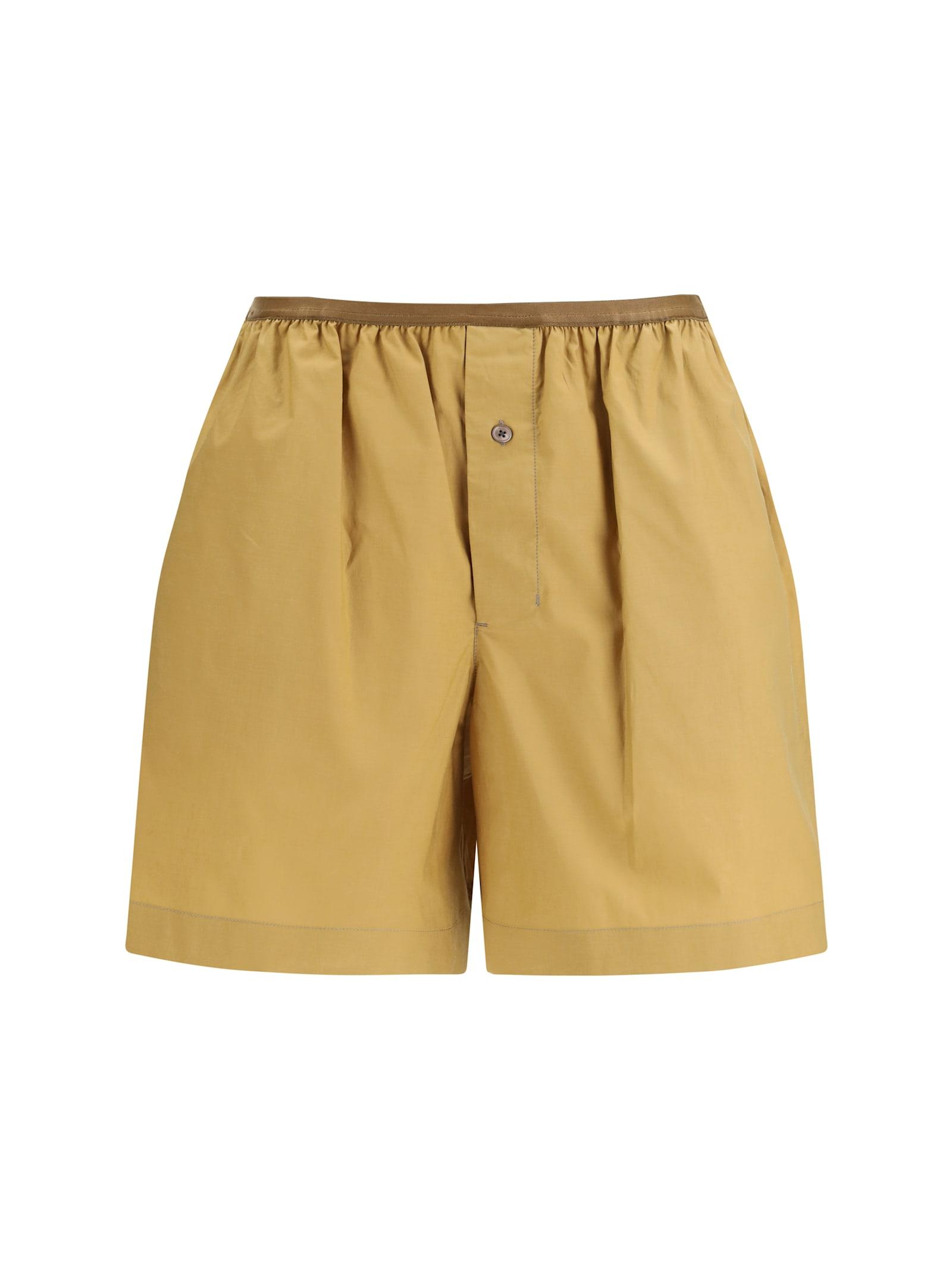 lemaire buttoned elasticated shorts