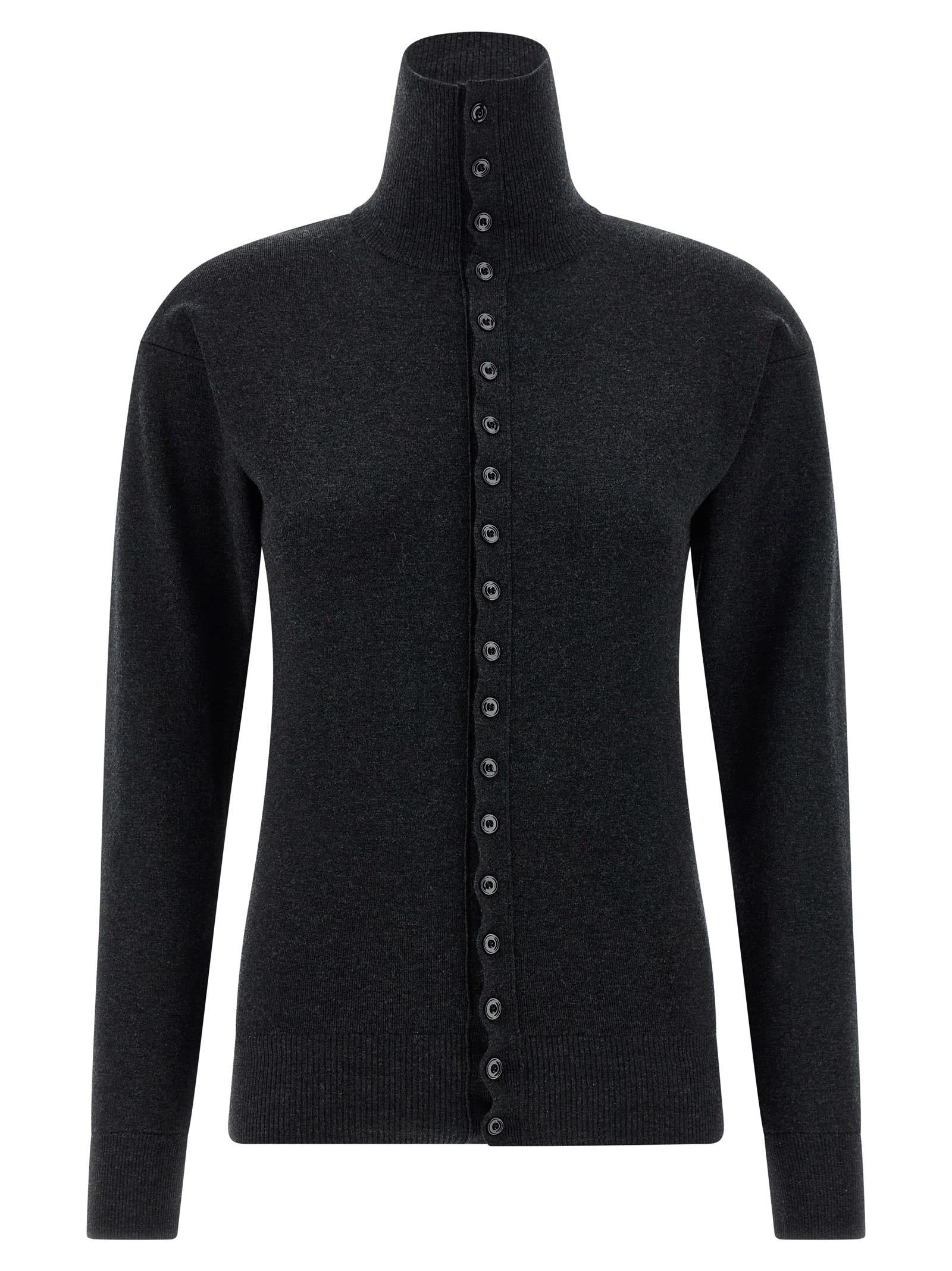 lemaire buttoned fitted cardigan