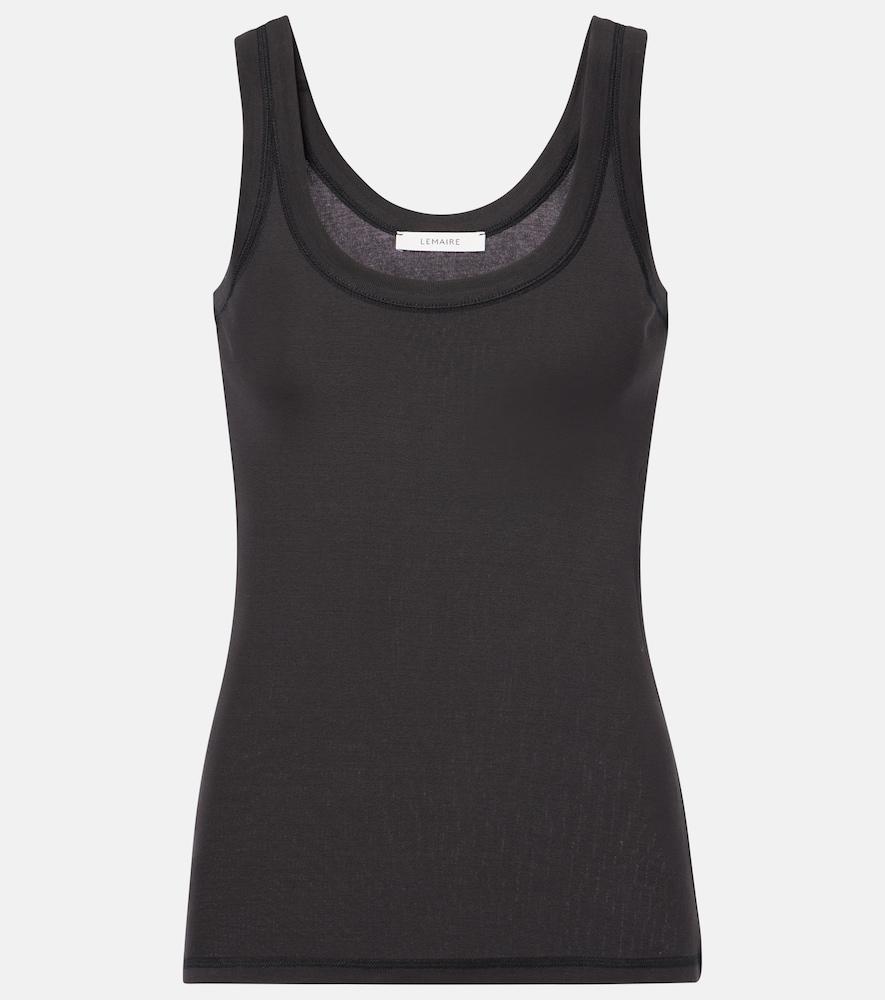 lemaire cotton jersey tank top