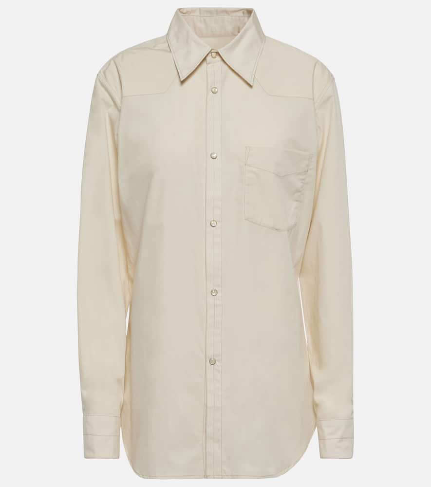 lemaire cotton poplin shirt