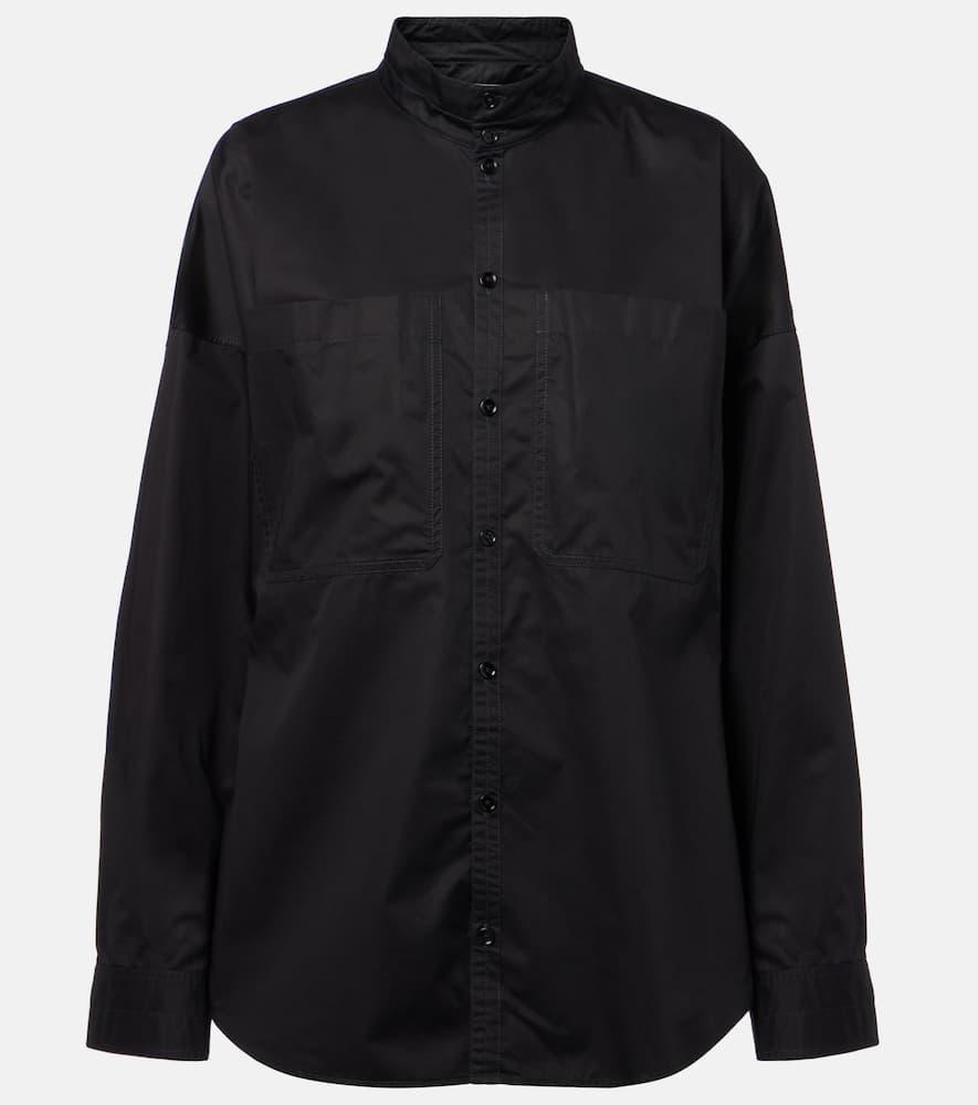 lemaire cotton satin shirt