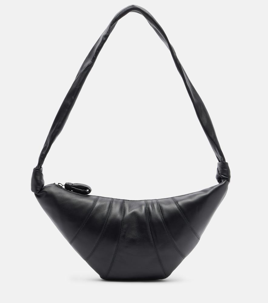 lemaire croissant medium leather bag