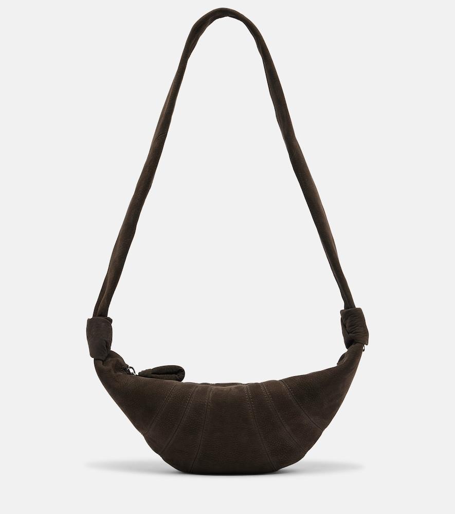 lemaire croissant small leather shoulder bag