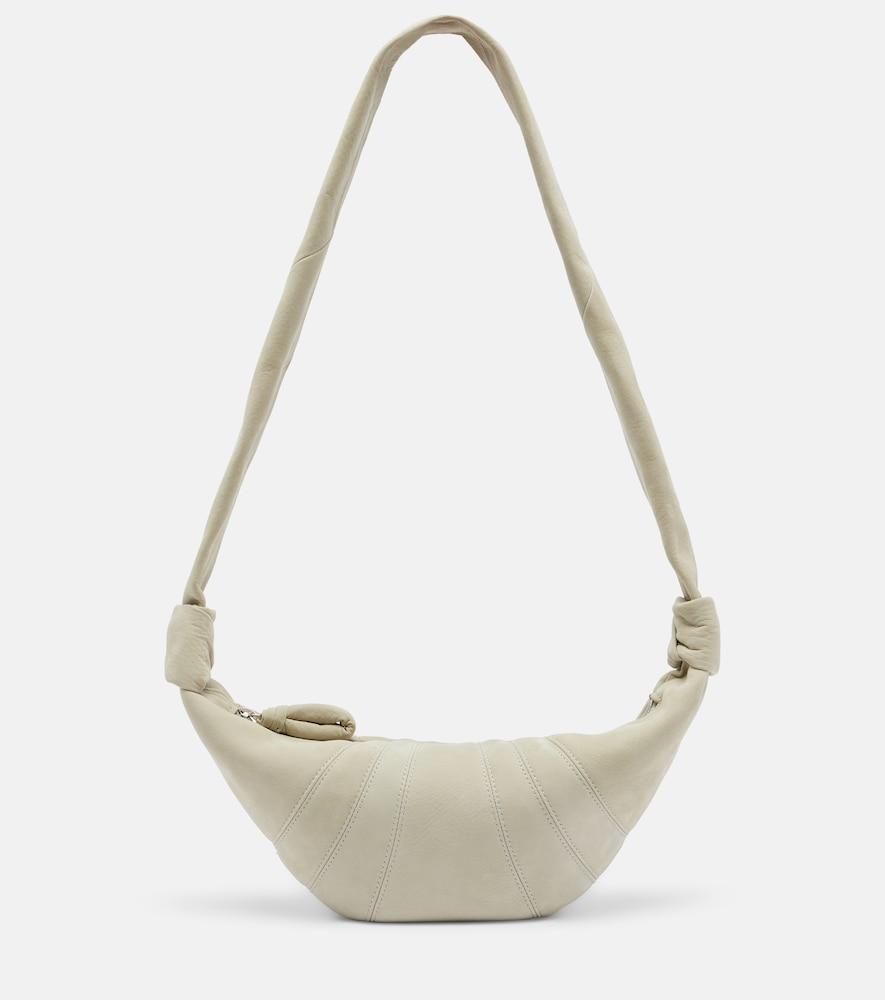 lemaire croissant small leather shoulder bag