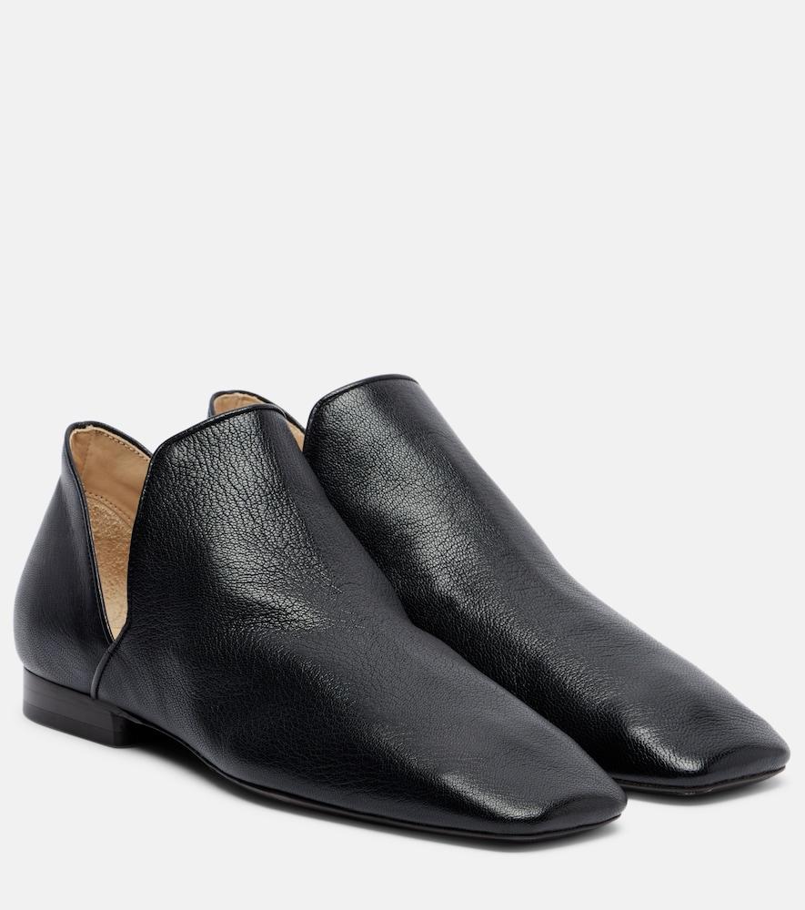 lemaire d'orsay leather ankle boots