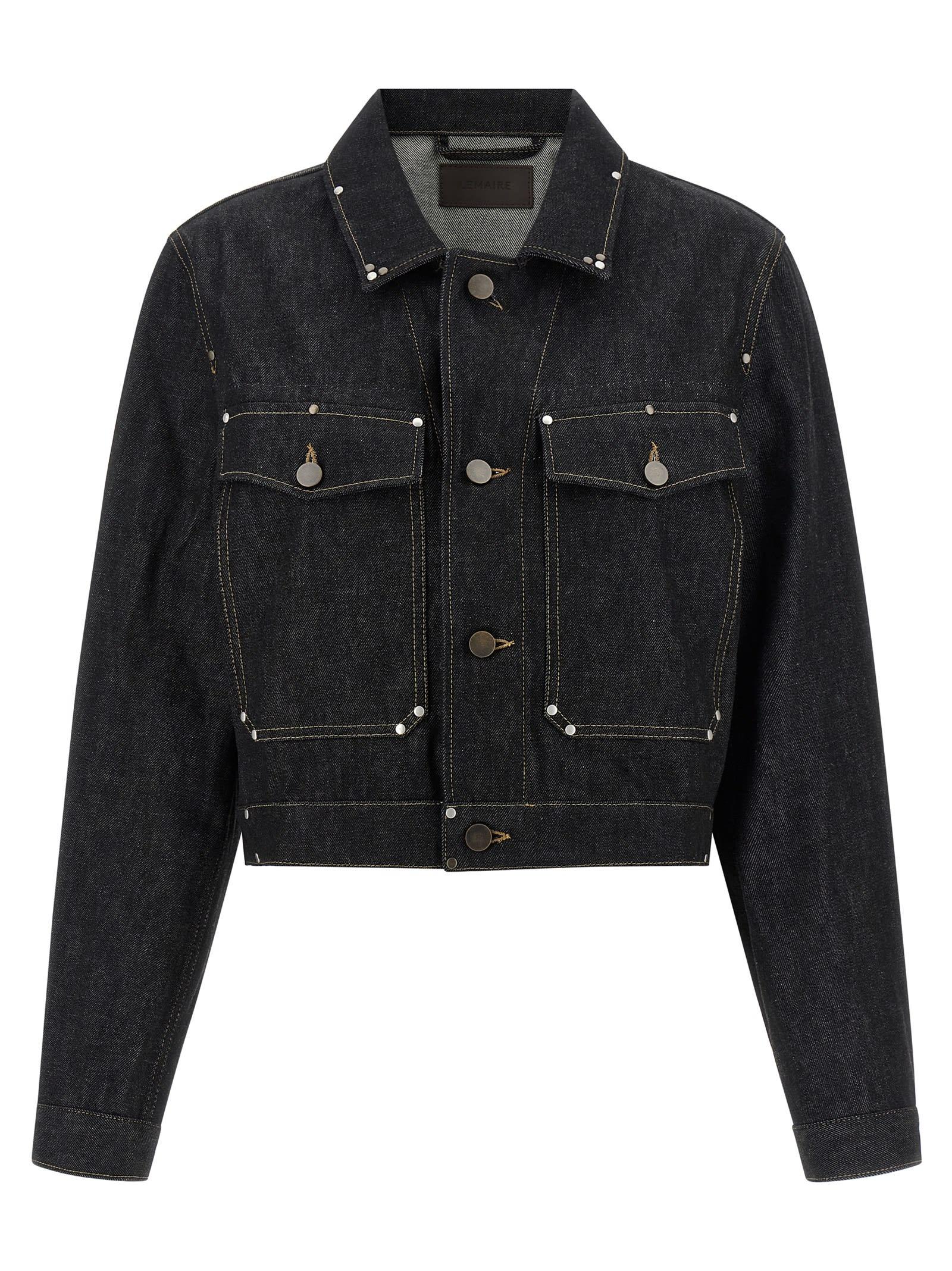 lemaire denim blouson