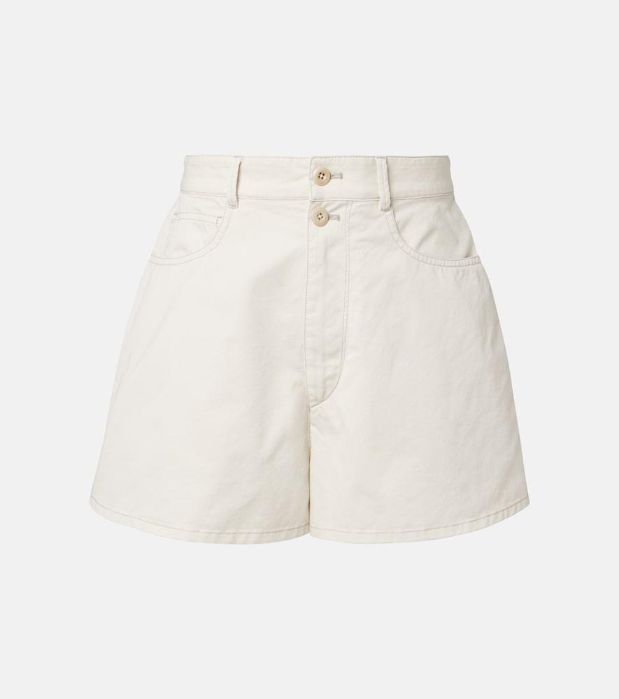 lemaire denim shorts